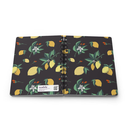 Paper products One Size Lemon & Flowers Spiral Bound Journal