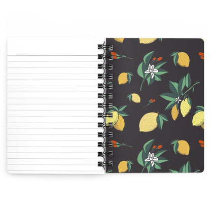 Paper products One Size Lemon & Flowers Spiral Bound Journal