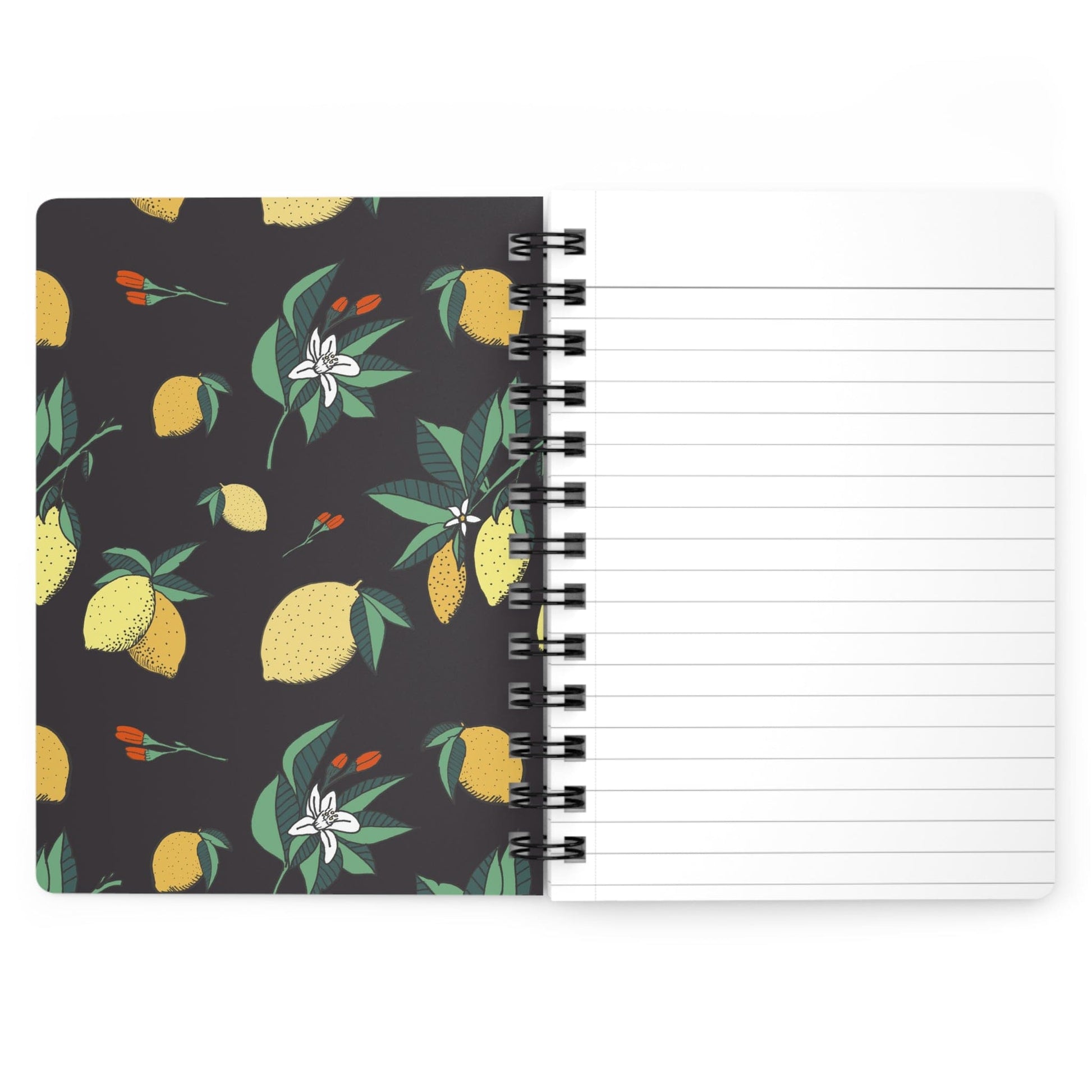 Paper products One Size Lemon & Flowers Spiral Bound Journal