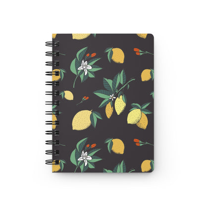Paper products One Size Lemon & Flowers Spiral Bound Journal