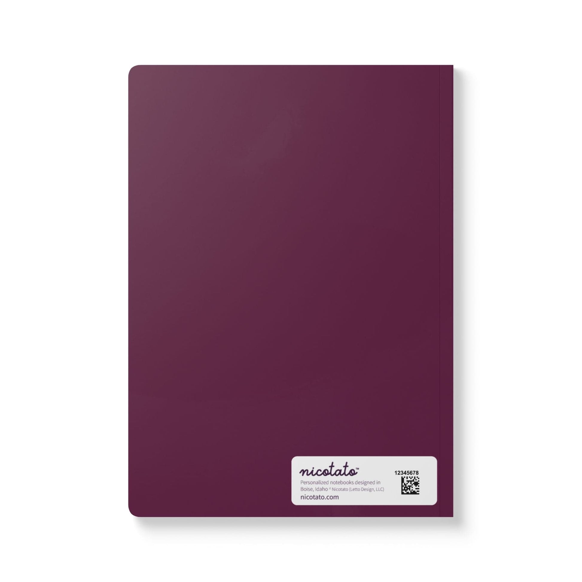 Paper products Paperwhite Flower Journal - December Birth flower - Personalizable Softcover Journal
