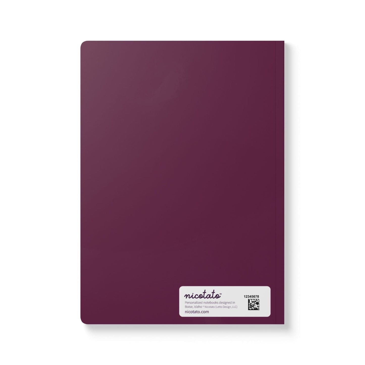 Paper products Paperwhite Flower Journal - December Birth flower - Personalizable Softcover Journal