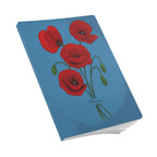 Paper products Poppy Flower Journal - August Birth flower - Personalizable Softcover Journal
