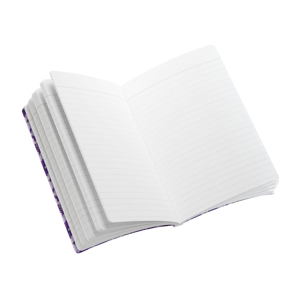 Paper products Violet Flower Journal - February Birth flower - Personalizable Softcover Journal