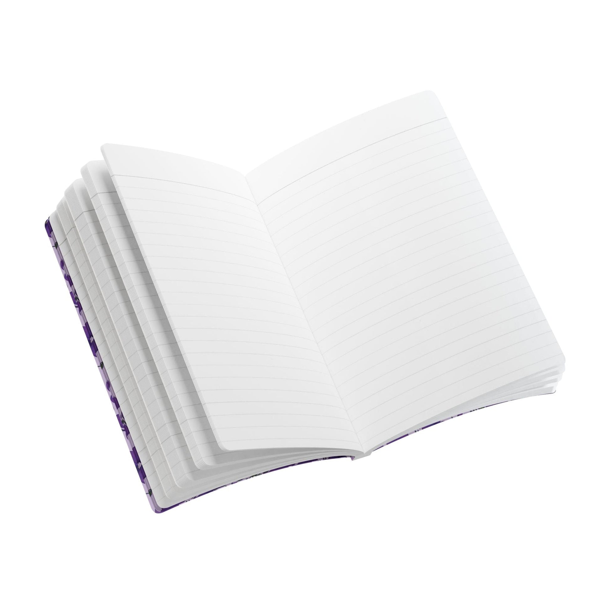 Paper products Violet Flower Journal - February Birth flower - Personalizable Softcover Journal