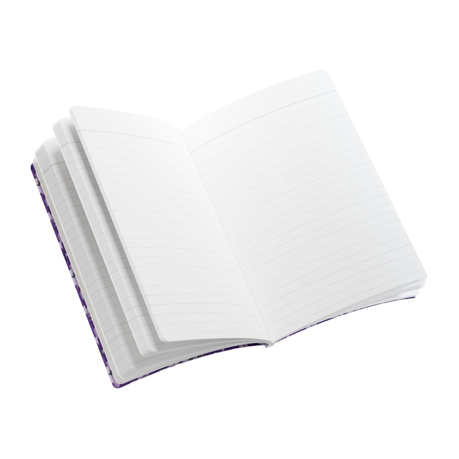 Paper products Violet Flower Journal - February Birth flower - Personalizable Softcover Journal