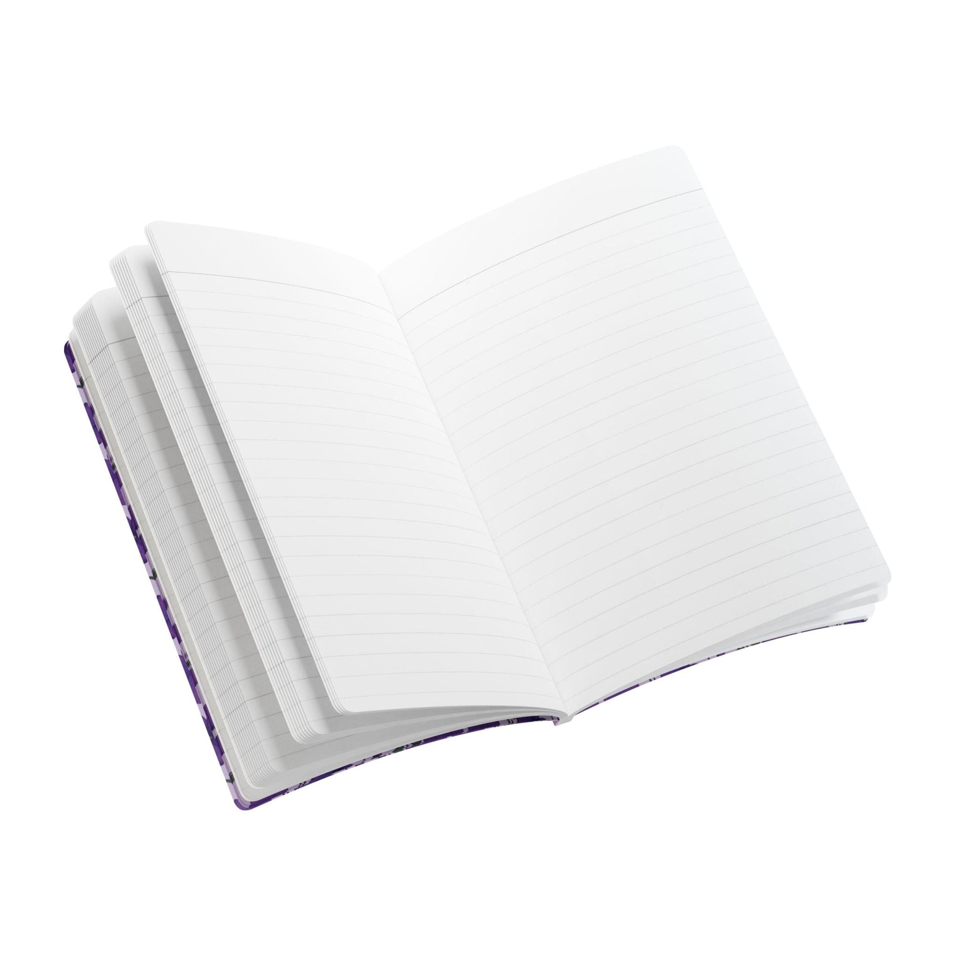 Paper products Violet Flower Journal - February Birth flower - Personalizable Softcover Journal