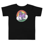 T-SHIRT Black / 2T Soccer Unicorn Toddler Short Sleeve Tee