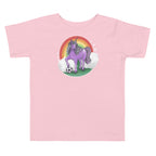 T-SHIRT Pink / 2T Soccer Unicorn Toddler Short Sleeve Tee