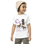 White / 2T C is for Cavalier Toddler Tee